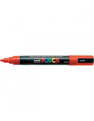 Marcatore Uni Posca a tempera Uni-Ball - argento - tonda - 1,8-2,5 mm - M PC5M ARG