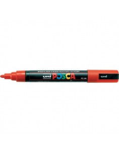 Marcatore Uni Posca a tempera Uni-Ball - arancio - tonda - 1,8-2,5 mm - M PC5M AC