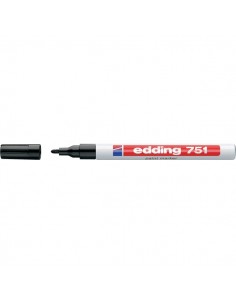 Marcatore permanente a vernice Edding - nero - tonda - 1-2 mm - e-751 001