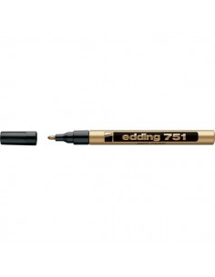 Marcatore permanente a vernice Edding - oro - tonda - 1-2 mm - e-751 053