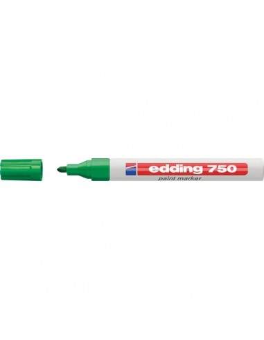 Marcatore permanente a vernice Edding - verde - tonda - 2-4 mm - e-750 004