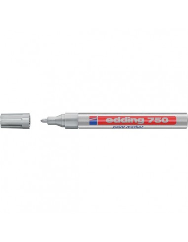 Marcatore permanente a vernice Edding - argento - tonda - 2-4 mm - e-750 054