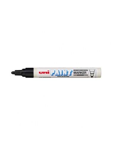 Marcatore a vernice Paintmarker Uni-Ball - bianco - tonda - 2,2-2,8 mm - M PX20 BI