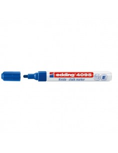 Marcatore a Gesso liquido e-4095 Edding - tonda - 2-3 mm - blu - 4-4095003
