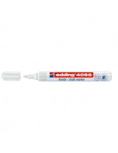 Marcatore a Gesso Liquido e-4095 Edding - tonda - 2-3 mm - bianco - e-4095 049