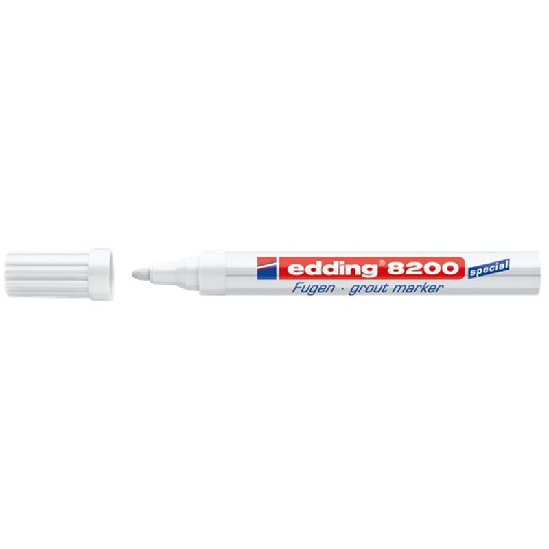 Marcatore per fughe e-8200 Edding – 2-4 mm – bianco – 4-8200-1-4049