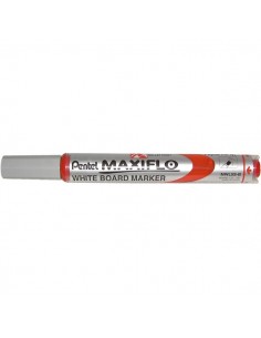 Marcatore Maxiflo Pentel - rosso - tonda - 4 mm - MWL5S-B