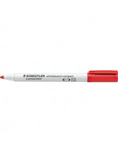 Marcatore a secco Lumocolor® whiteboard compact Staedtler - rosso - tonda - 1-2 mm - 341-2