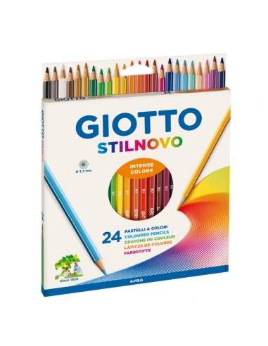 Pastelli Stilnovo Giotto - 3,3 mm - da 3 anni in poi - 256600 (conf.24)
