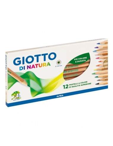 Pastelli Di Natura Giotto - 3,8 mm - da 3 anni in poi - 240600 (conf.12)