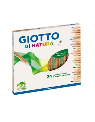 Pastelli Di Natura Giotto - 3,8 mm - da 3 anni in poi - 240700 (conf.24)