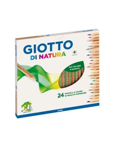 Pastelli Di Natura Giotto - 3,8 mm - da 3 anni in poi - 240700 (conf.24)