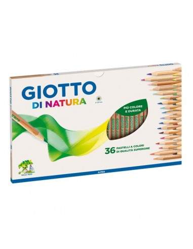 Pastelli Di Natura Giotto - 3,8 mm - da 3 anni in poi - 240800 (conf.36)