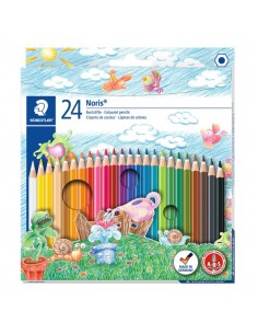 Matite colorate Noris colori brillanti Staedtler - 144 NC24 (conf.24)