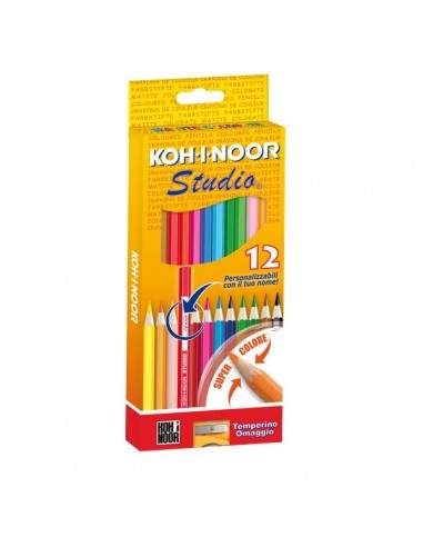 Pastelli STUDIO Koh-i-noor - 2,9 mm - da 3 anni in poi - DH3312 (conf.12)