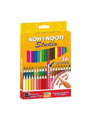 Pastelli STUDIO Koh-i-noor - 2,9 mm -da 3 anni in poi - DH3336 (conf.36)