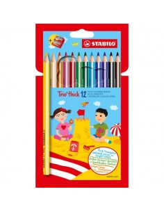 Matite colorate Trio Maxi Stabilo - 4,2 mm - 203/2-12 (conf.12)