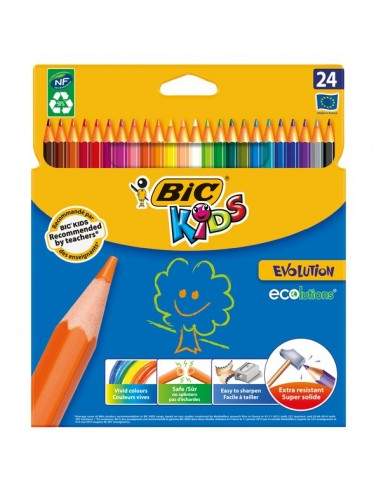 Pastelli Kids Evolution Bic - 6,9 mm - scolare - 829733 (conf.24)