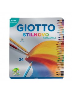 Pastello Stilnovo Acquarell Giotto - 3,3 mm - da 3 anni in poi - 256300 (conf.24)