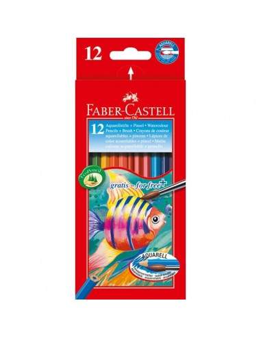 Astuccio matite acquerellabili Faber Castell - 3,3 mm - 114413 (conf.12)