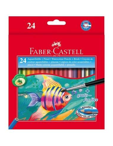 Astuccio matite acquerellabili Faber Castell - 3,3 mm - 114425 (conf.24)