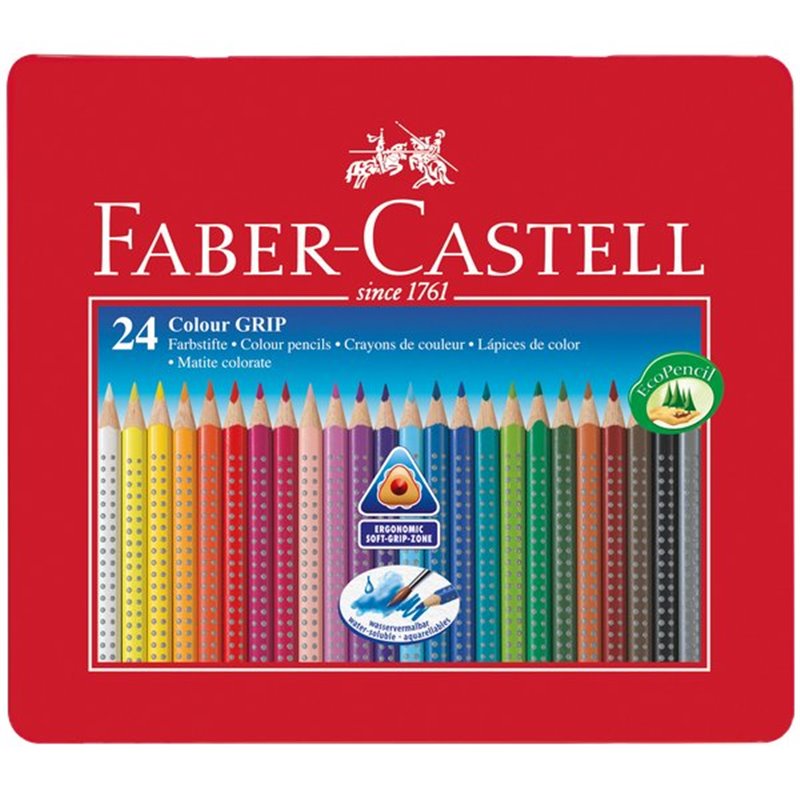 Matite Colorate Acquerellabili Colour Grip Faber Castell