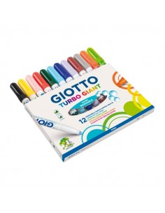 Giotto Turbo Giant  - Super Lavabili - Assortito - 1-6 mm - 432000 (Conf.12)