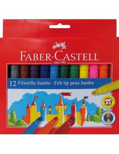 Pennarelli CASTELLO Faber Castell - 1,3 mm - 3+ - 554312 (conf.12)