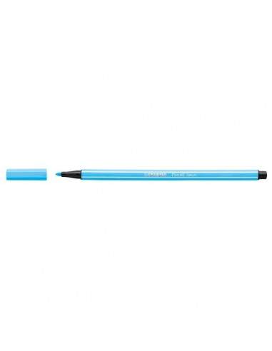 Pennarelli STABILO Pen 68 Fluo - blu fluorescente - 1 mm - dai 7 anni - 68/031 (conf.10)