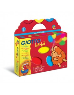Set Colori a Dita Giotto Be-bè - assortiti - 7 pezzi - da 2 anni - 460700 (conf.7)
