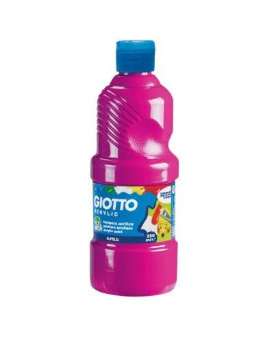 Tempera acrilica Giotto - magenta - 500 ml - 533710