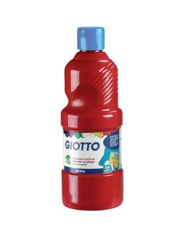 Tempera acrilica Giotto - rosso - 500 ml - 533708