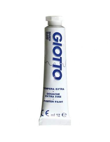 Tubetti tempera Giotto - 12 ml - bianco - 3520 01 (conf.6)