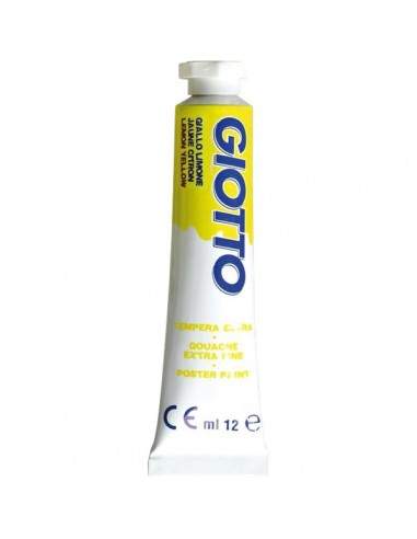 Tubetti tempera Giotto - 12 ml - giallo Limone - 3520 03 (conf.6)