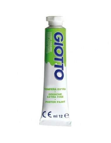 Tubetti tempera Giotto - 12 ml - verde cinabro - 3520 11 (conf.6)