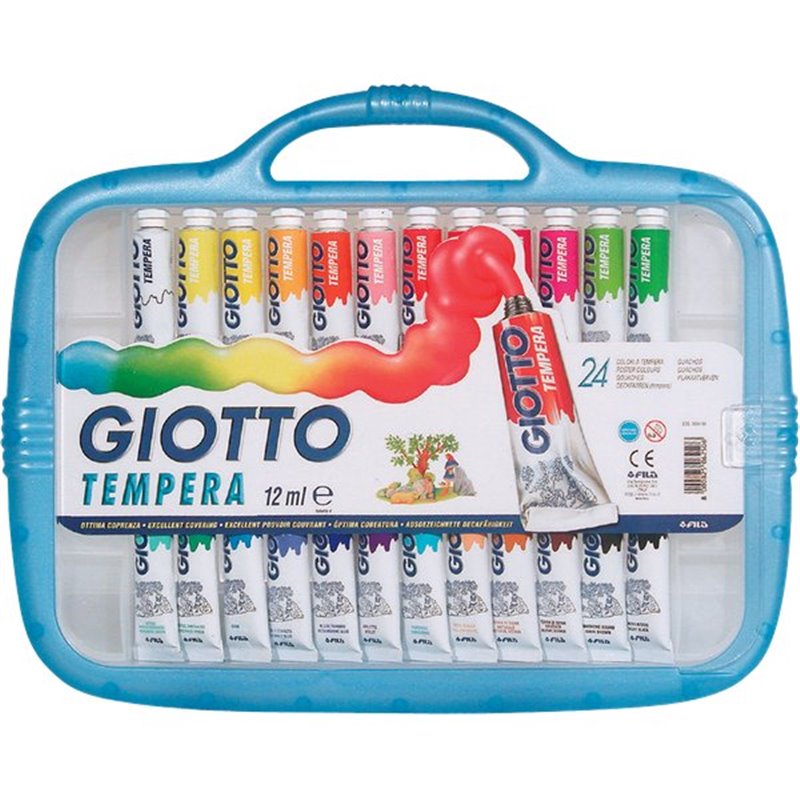 Tubetti tempera Giotto - 12 ml - 305000 (conf.24)