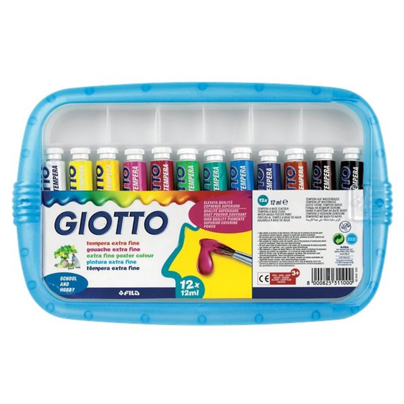 Tubetti tempera Giotto - 21 ml - 327000 (conf.5)