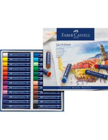 Oil Pastel Creative Studio Faber Castell - assortiti - 127024 (conf.24)