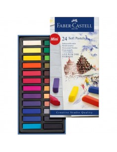 Creta Soft Pastel Creative Studio Faber Castell - assortiti - 128224 (conf.24)