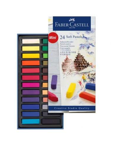 Creta Soft Pastel Creative Studio Faber Castell - assortiti - 128224 (conf.24)