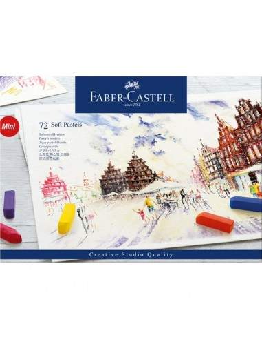 Creta Soft Pastel Creative Studio Faber Castell - assortiti - 128272 (conf.72)