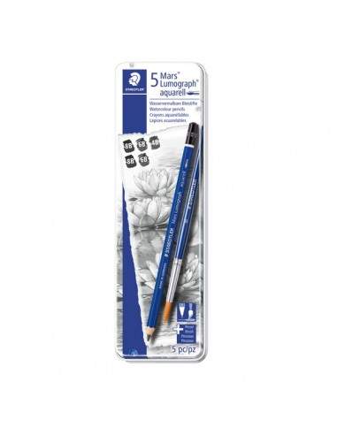 Astuccio matite in grafite Staedtler - 4B-6B-8B - 100A G6 (conf.5)