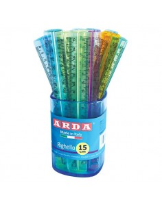 Barattolo righelli Uni Arda - 15 cm - 282C (conf.50)