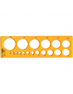 Maschera per cerchi piccoli Arda - 19,3x5,8 cm - 1/30 mm - 7128