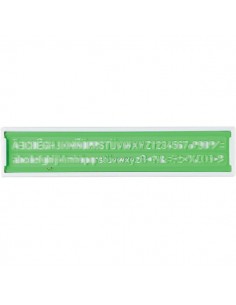 Normografo Norme Uni Arda - 22,9x4,8 cm - 7 mm - 3007