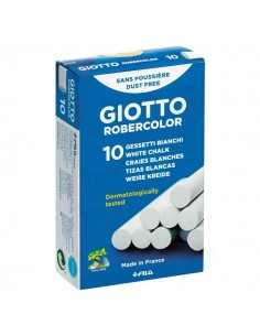 Gessetti Robercolor Giotto - 80 mm - bianco - 538700 (conf.10)