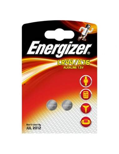 Pile Energizer Specialistiche - Alcaline - LR44/A76 - 1,5 V - 639317/E300141400 (conf.2)