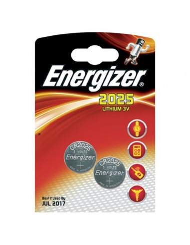 Pile Energizer Specialistiche - Litio - CR2025 - 3 V - E301021500/E301021501 (conf.2)