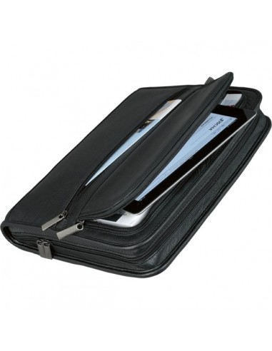 Portablocco con custodia tablet Alassio - 36x7x28,5 cm - nero - 30062