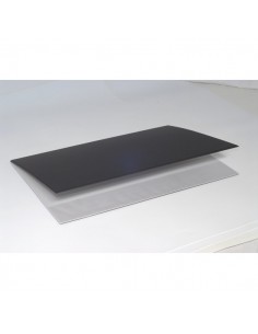 Sottomano doppio Neon Orna - 49x34,5 cm - nero - 0107NEO1000